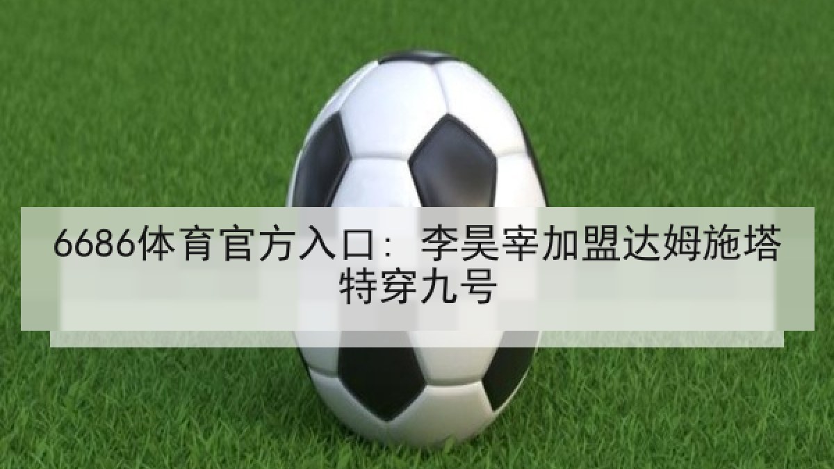 6686体育官方入口: 李昊宰加盟达姆施塔特穿九号